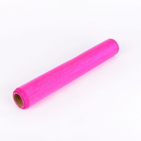 Organza w rolce Akces 40cm x 10y, Różowa